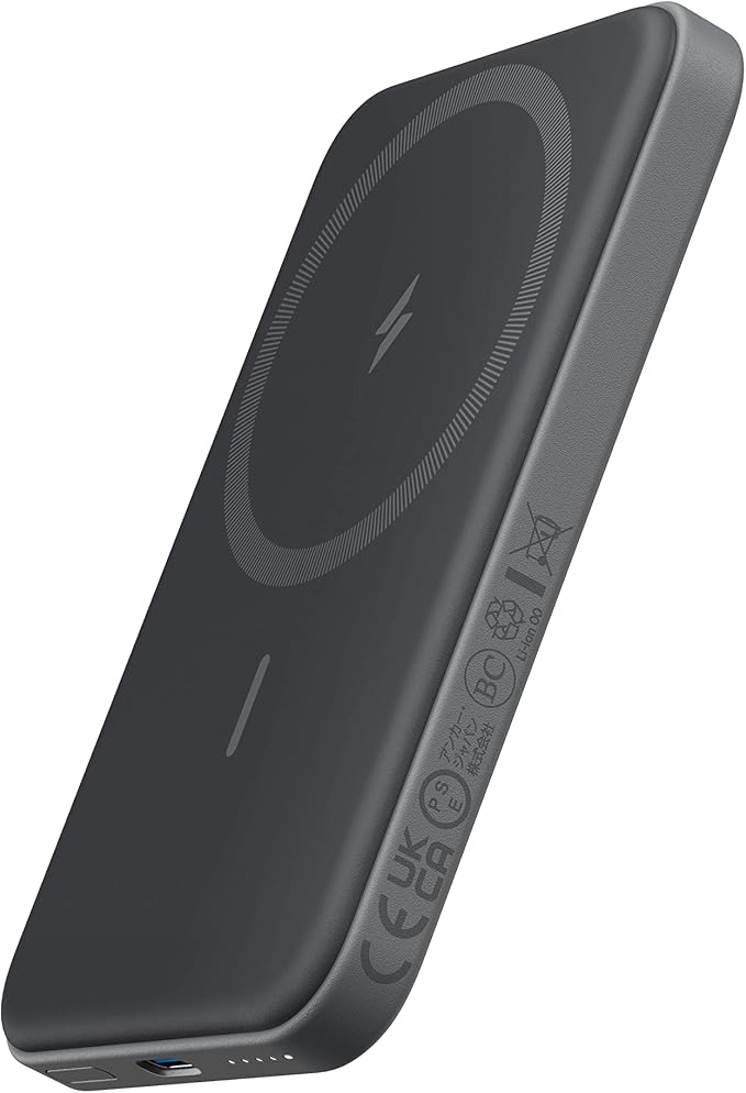 Anker Batería magnética 621 (MagGo), 5000 mAh batería Externa magnética con Cable USB-C, Solo Compatible con iPhone 13/13 Pro / 13 Pro MAX, 12/12 Pro / 12 Pro MAX